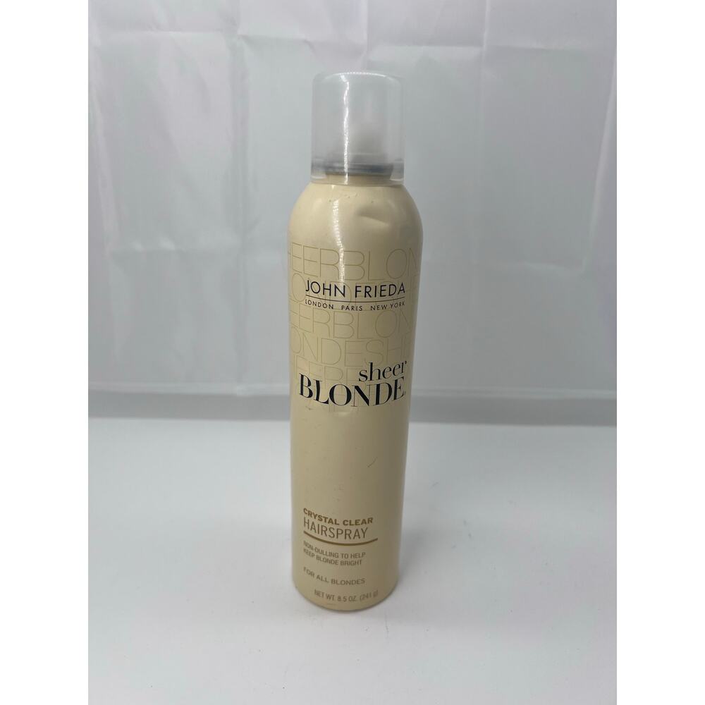 John Freida Sheer Blonde Crystal Clear hairspray 8.5oz